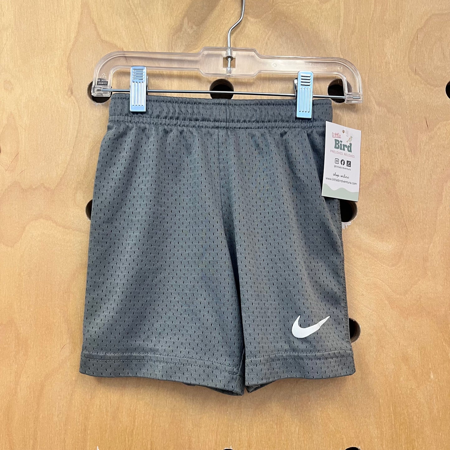 Grey Breathable Active Shorts