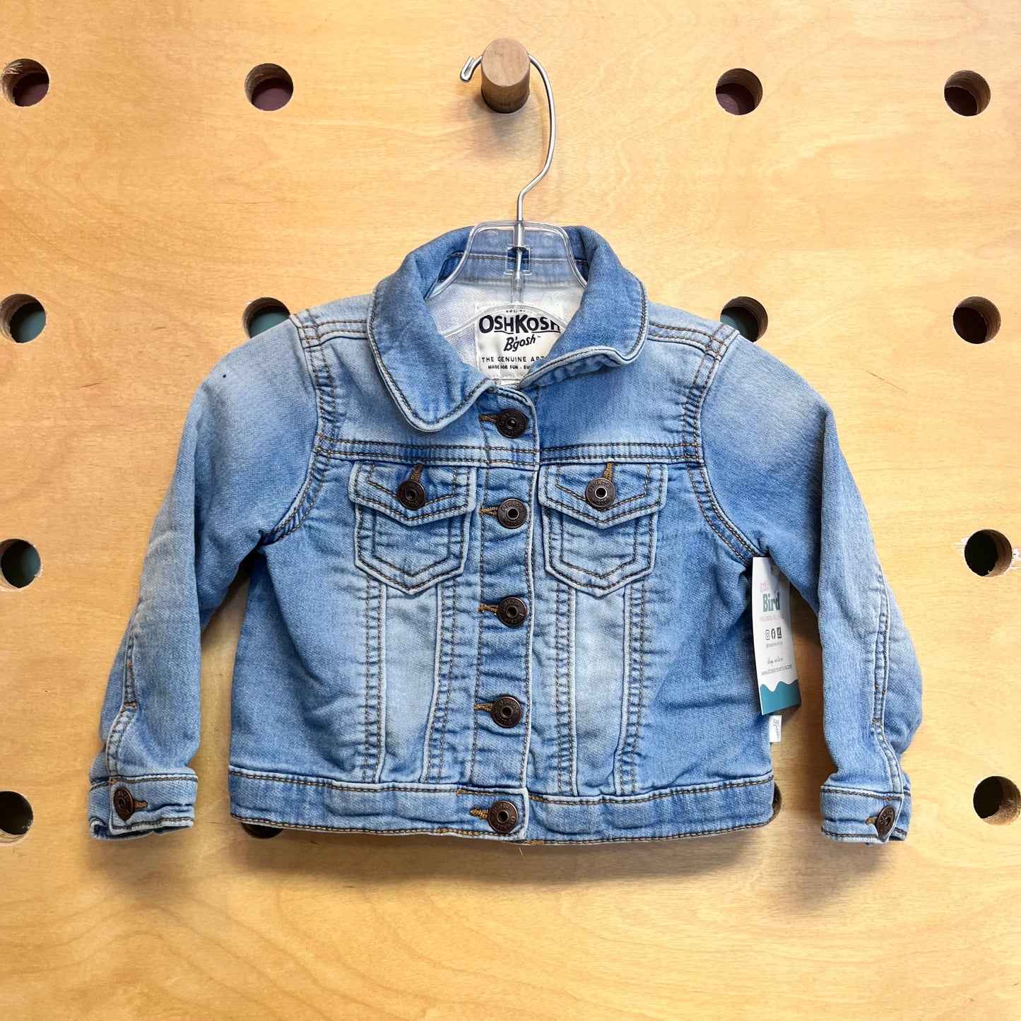Soft Denim Snap Jacket