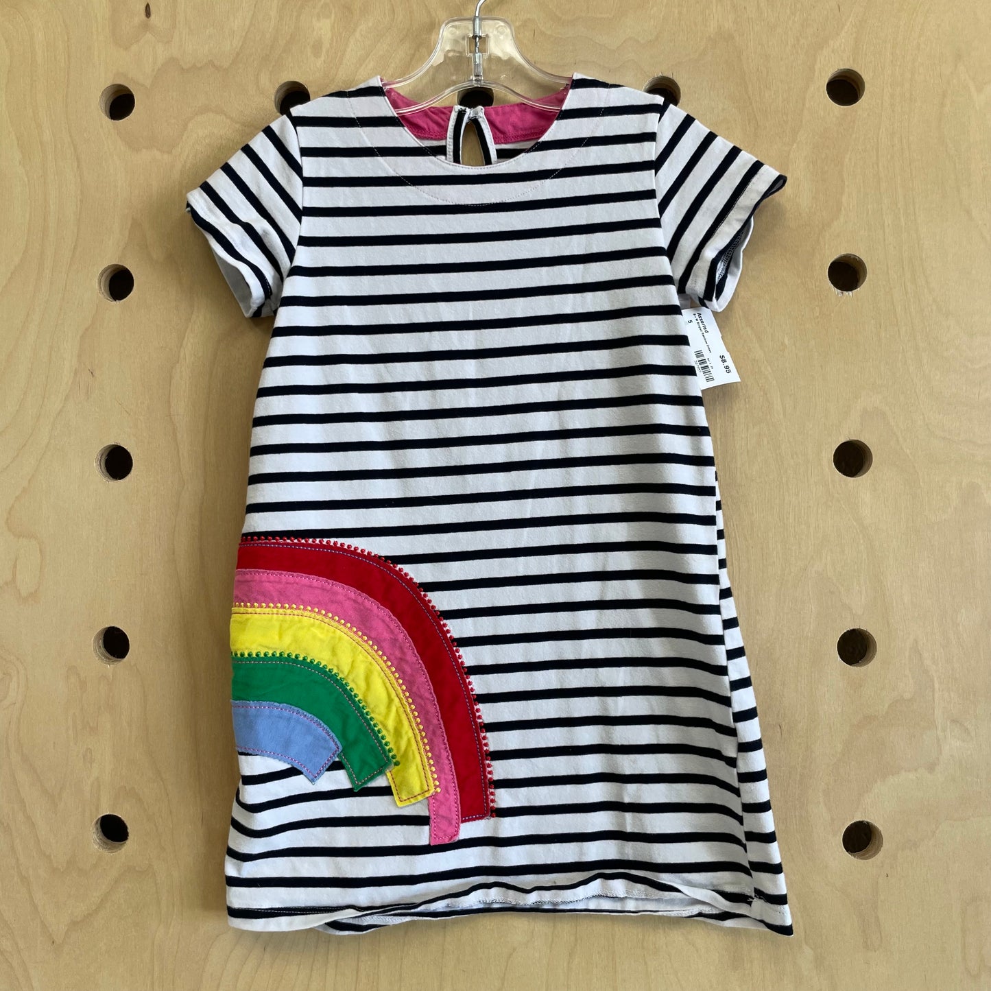 B+W Striped Rainbow Dress