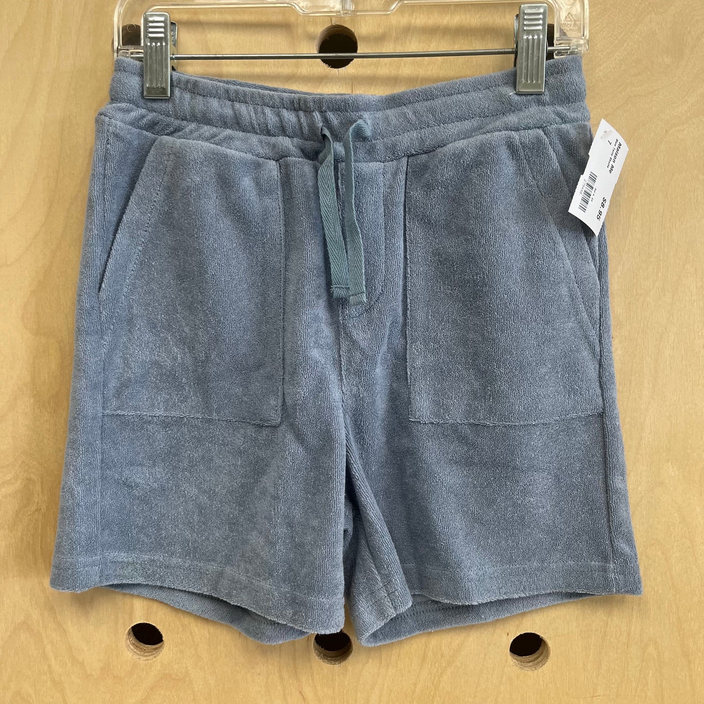 Blue Terry Shorts