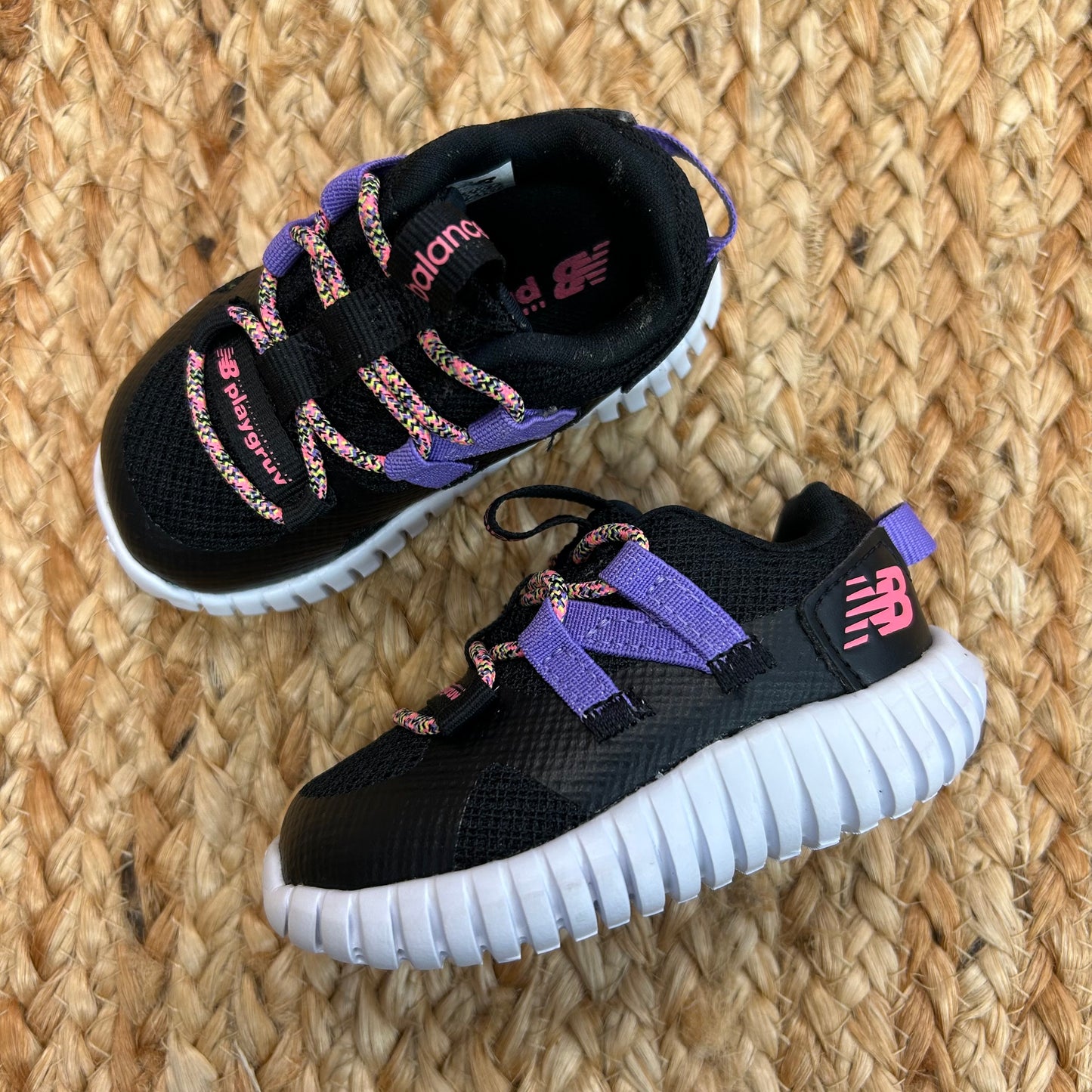 Black & Purple Sneakers