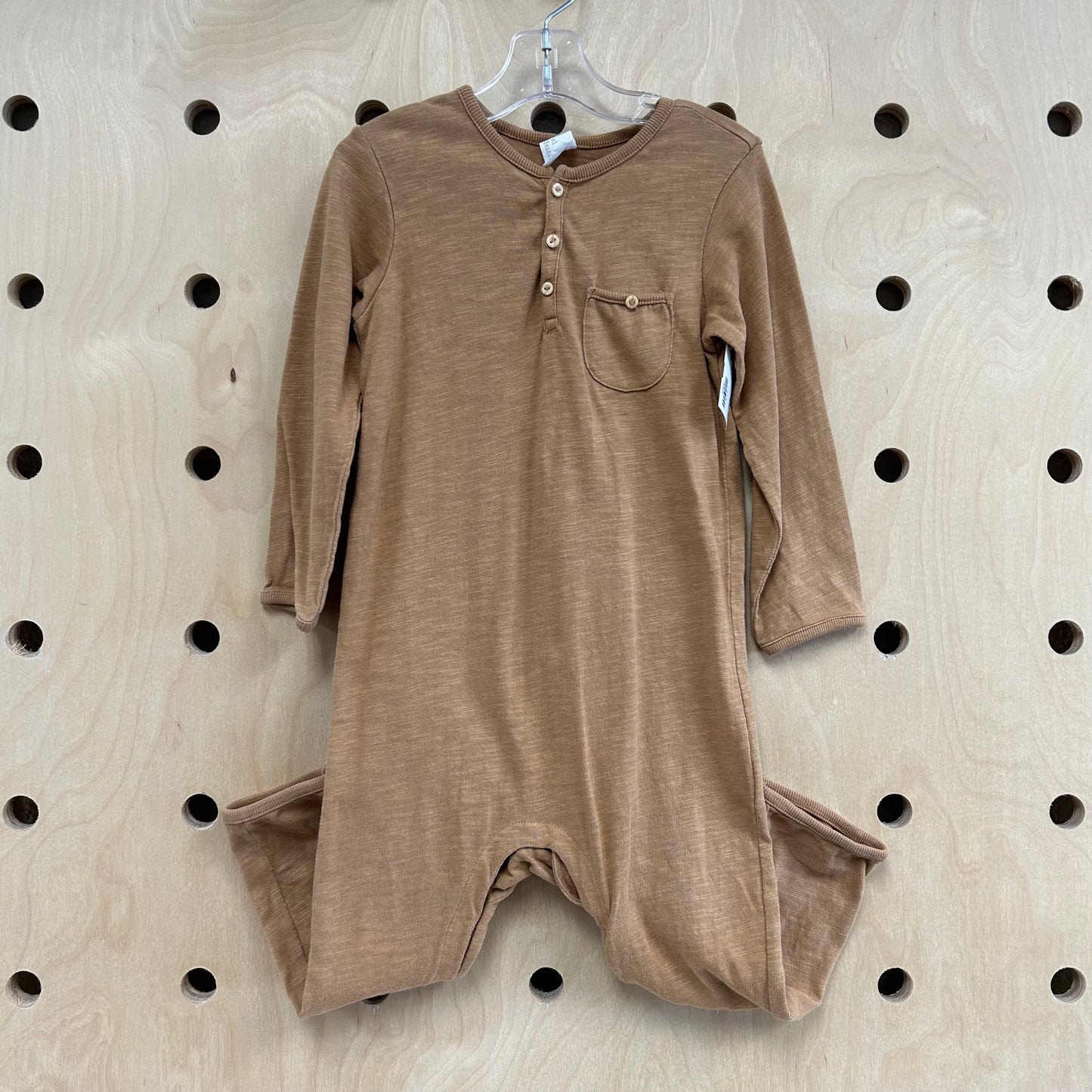 Tan LS Romper