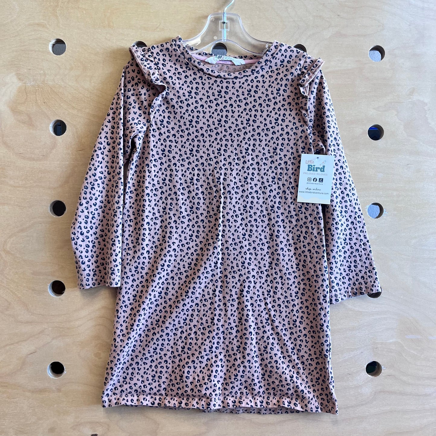 Brown Animal Print Dress