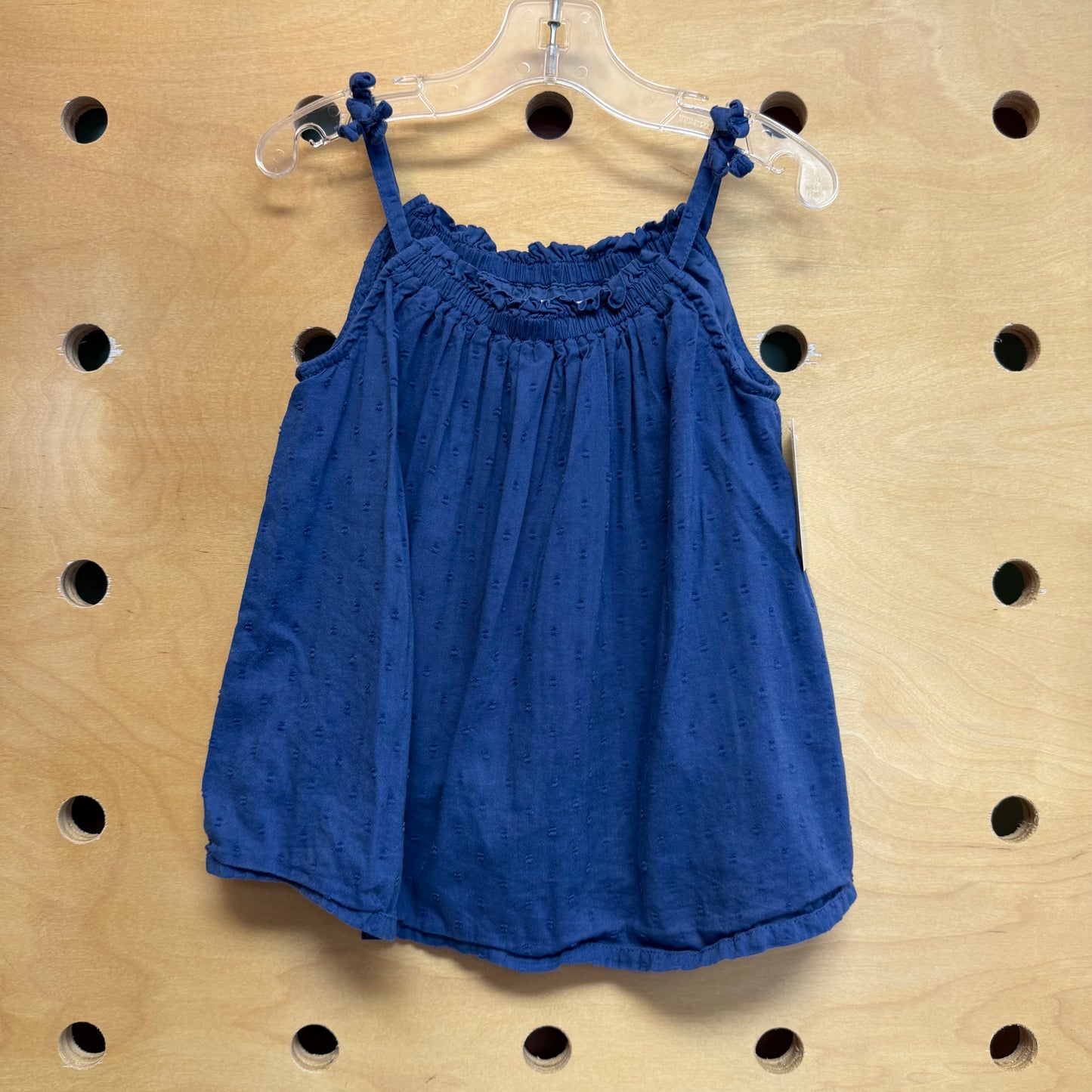 Blue Textured Tank
