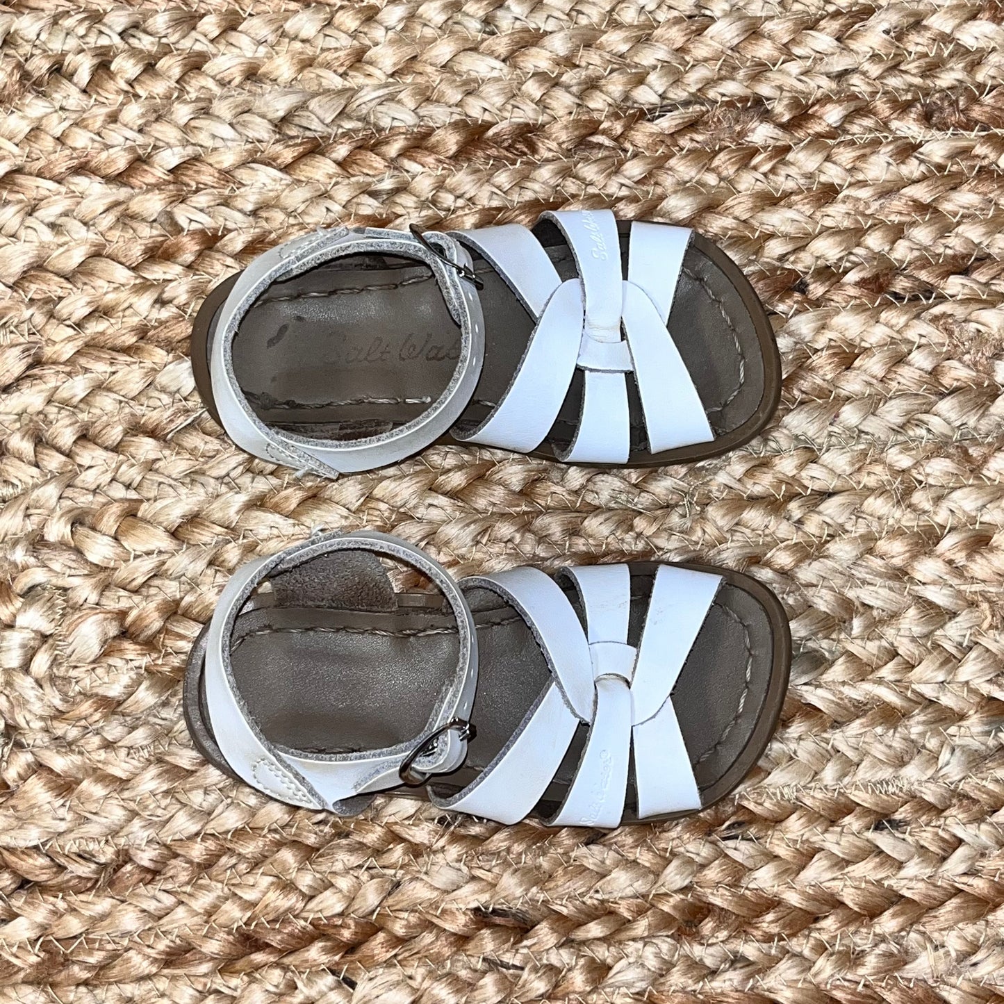 White Leather Sandals