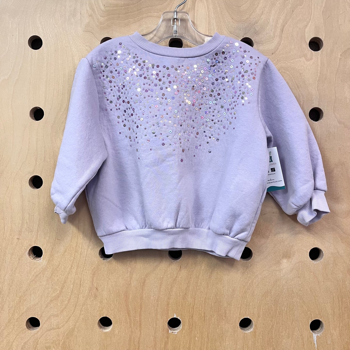 Lavender Sequins Pullover