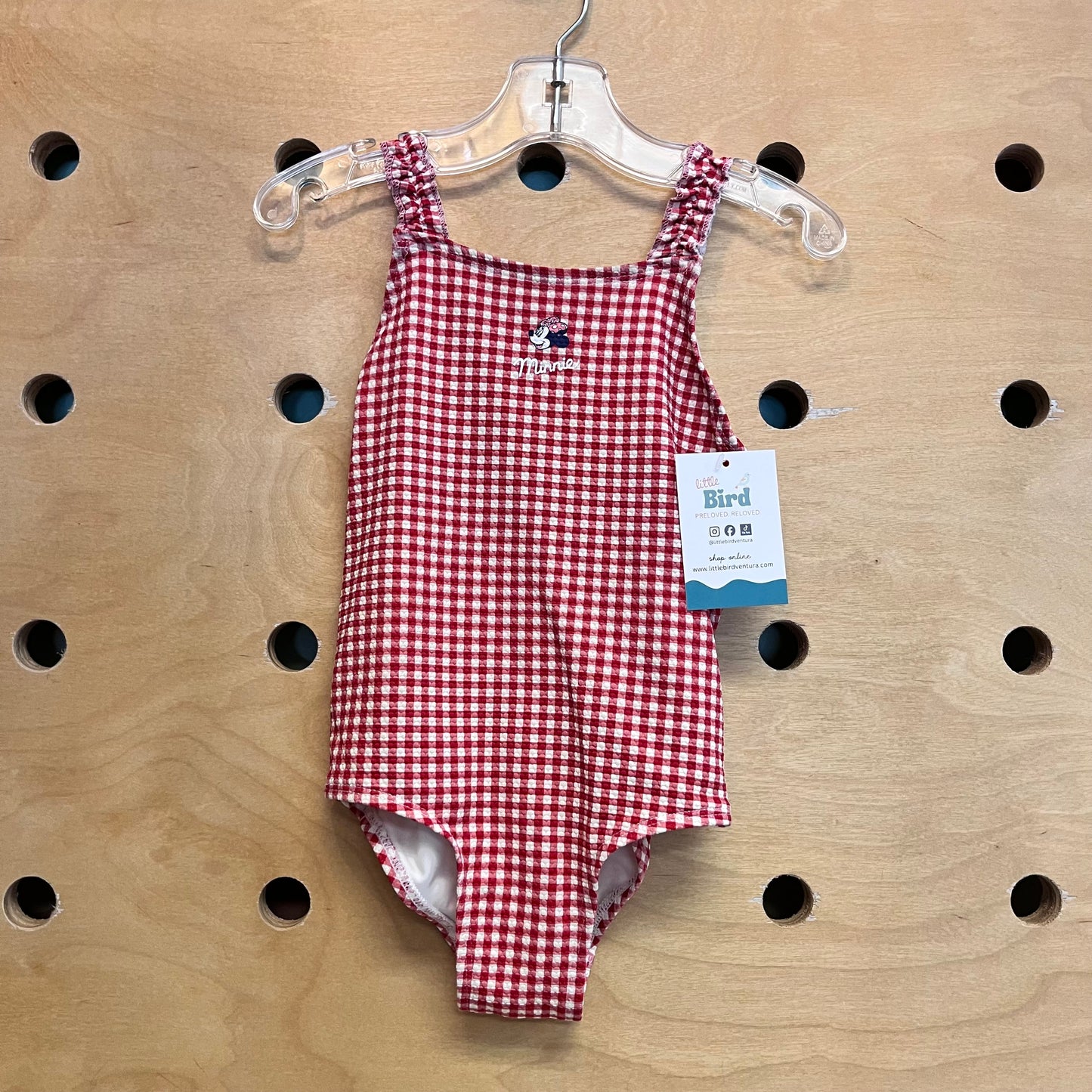 Red Gingham Minnie Swimsuit