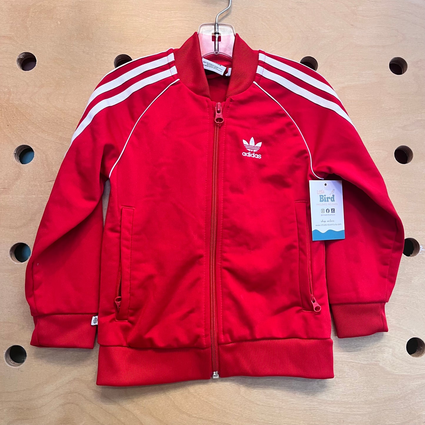 Red/White Track Jacket