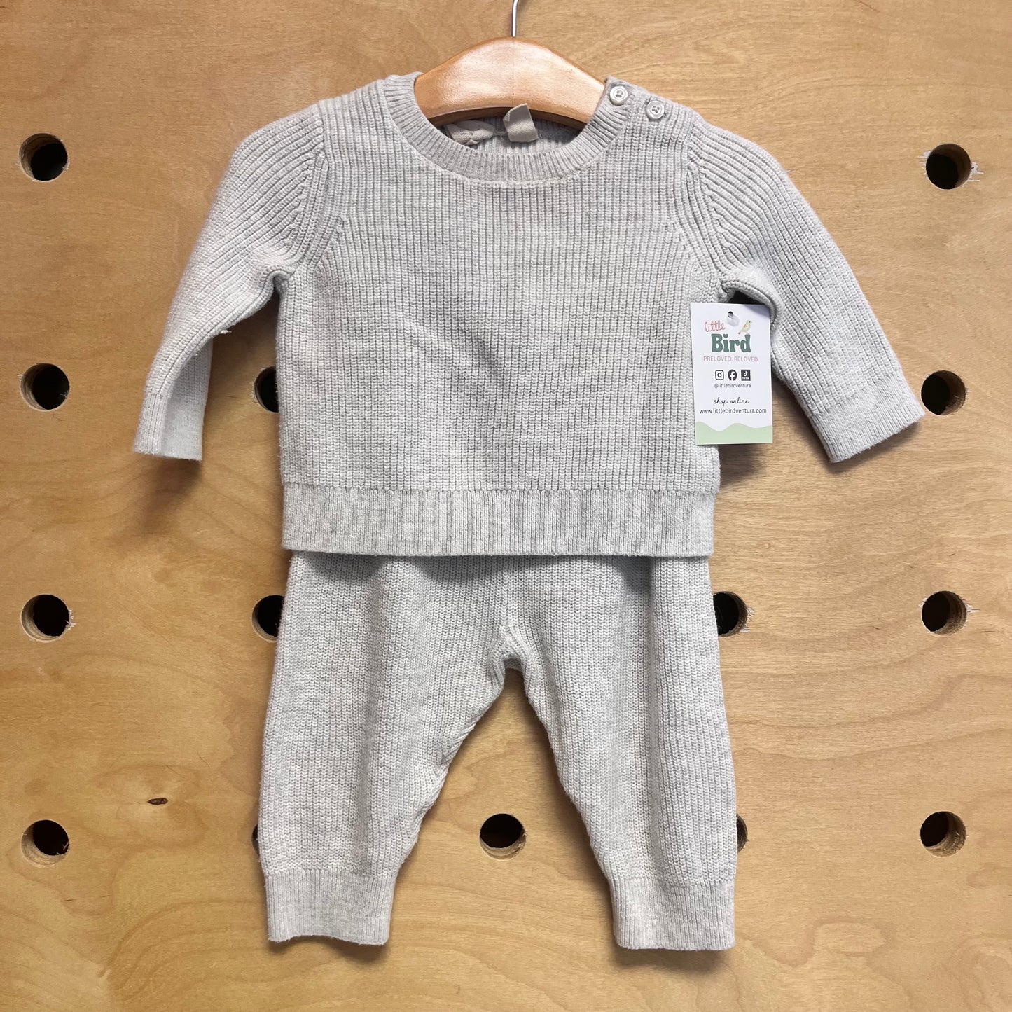 Grey Knit Outfit