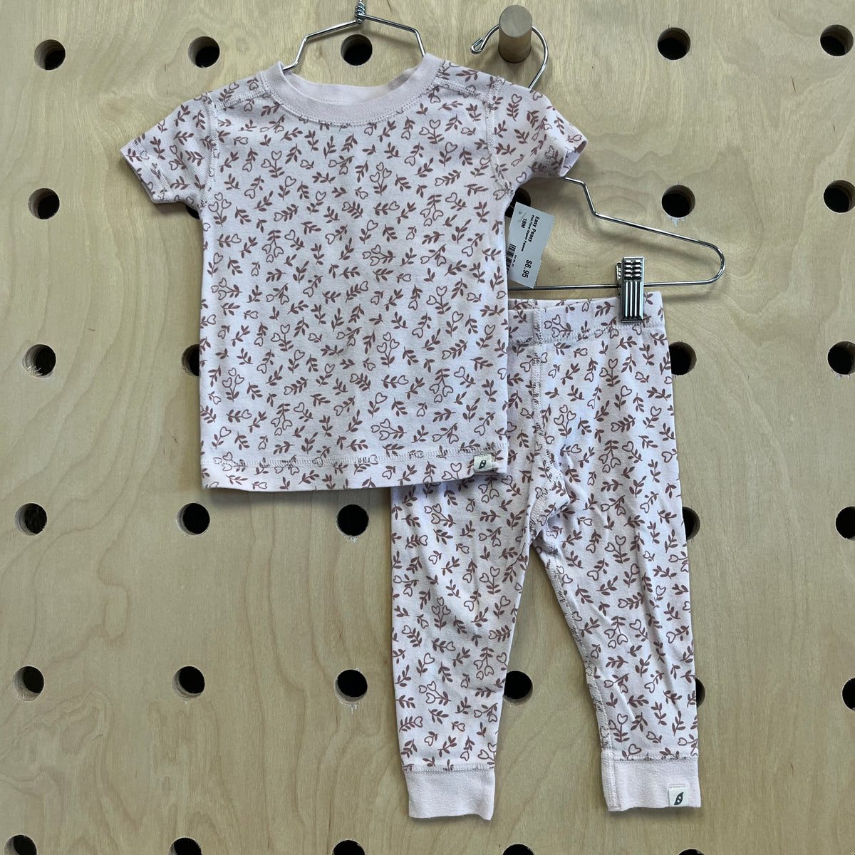 Pink Floral Organic Pajamas