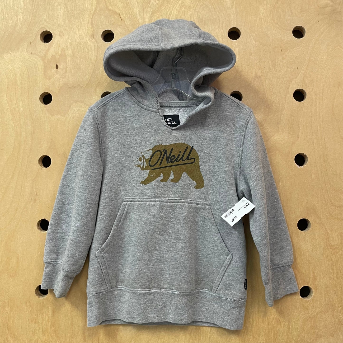 Grey Bear Logo Hoodie