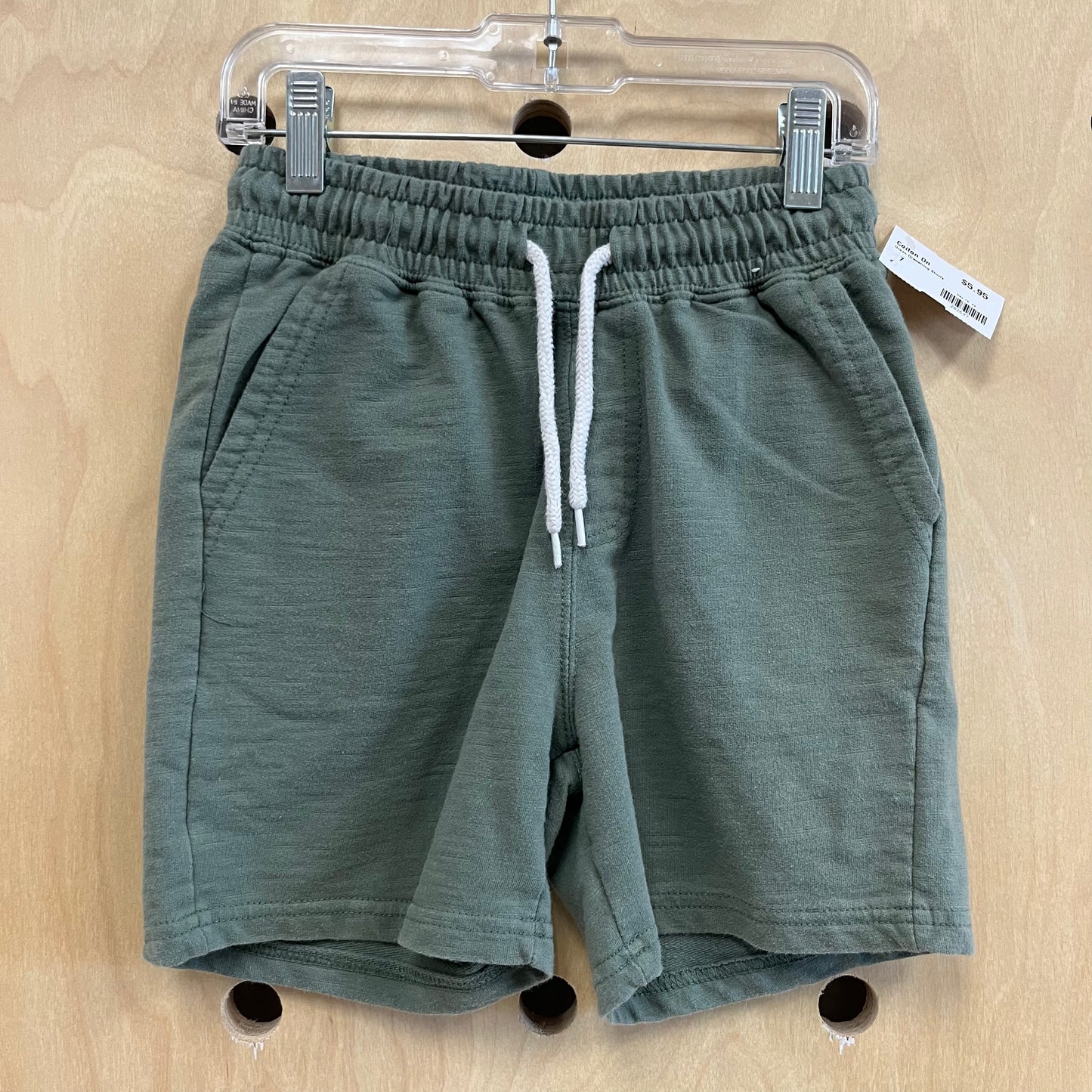 Green Drawstring Shorts
