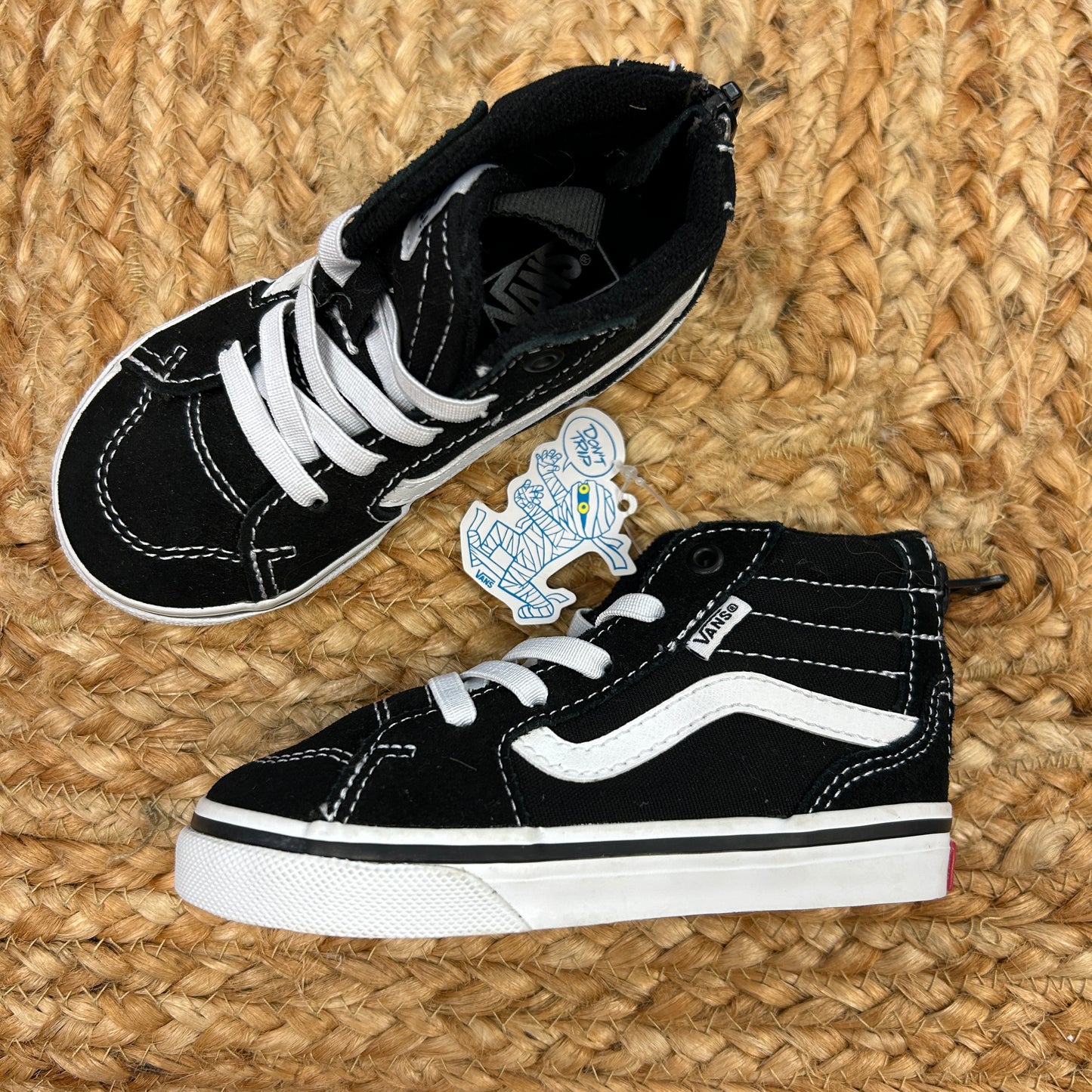 Black /White Filmore Hi Zip Sneakers NEW!