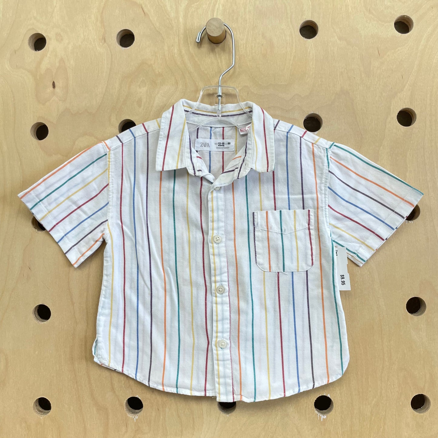 Colorul Striped Button Up Shirt