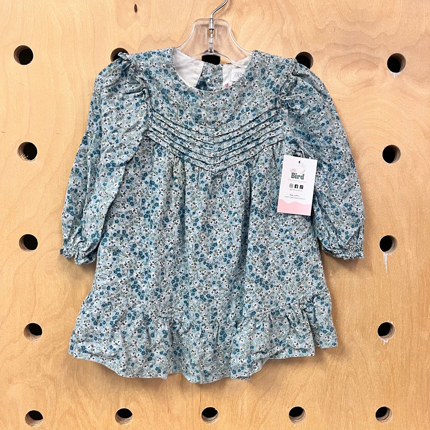 Green Floral Dress