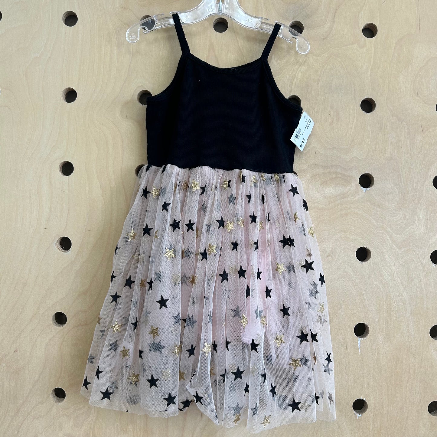 Black & Gold Stars Tulle Dress
