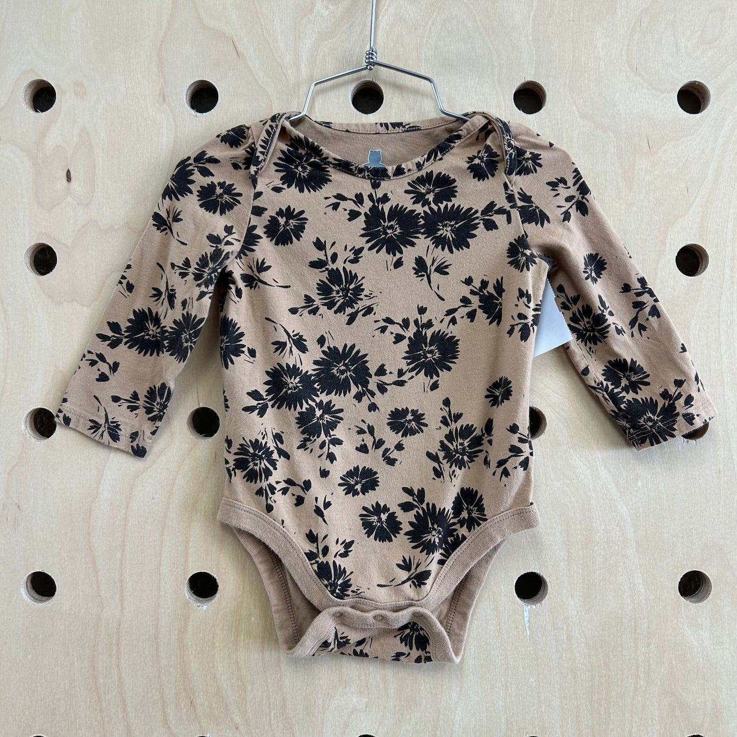 Brown Floral Bodysuit