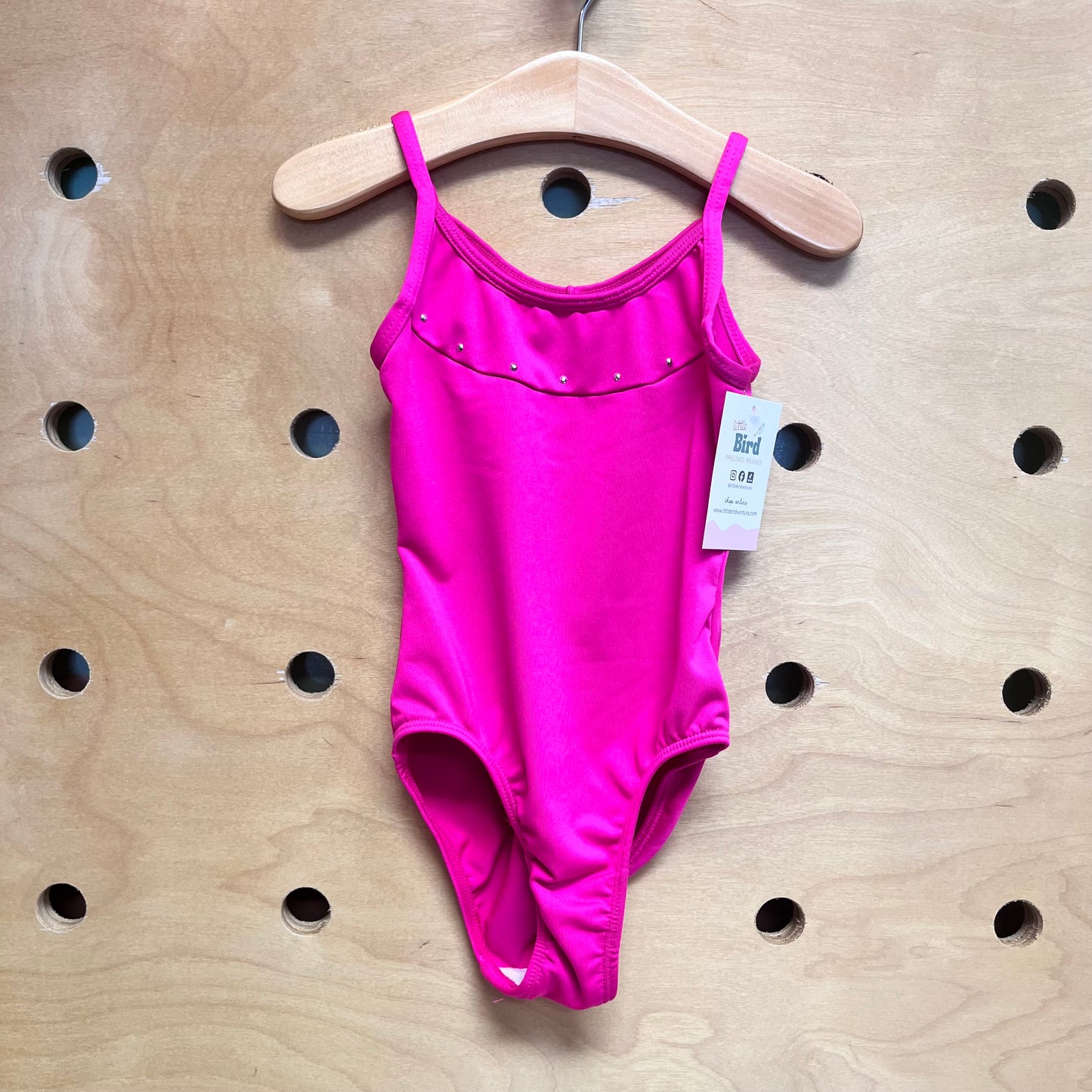 Pink Studded Leotard