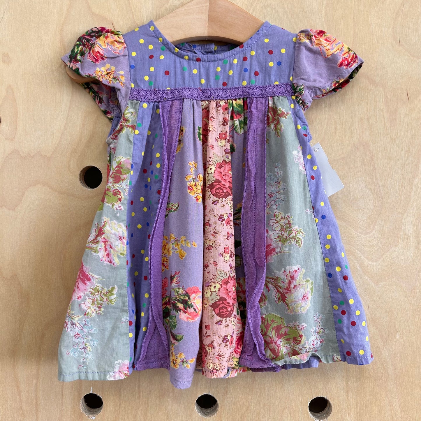 Lavender Patchwork Dress