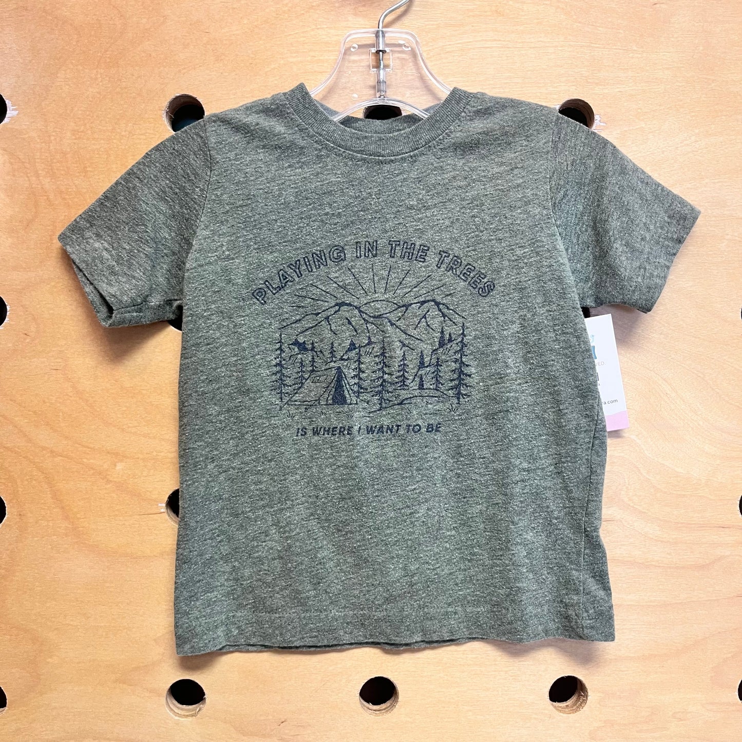 Green 'Playing In The Trees' Tee