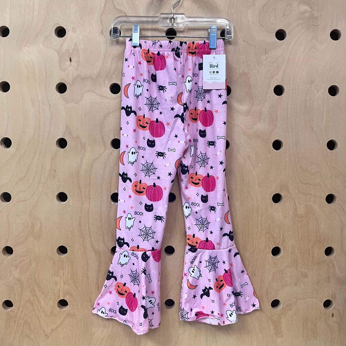 Pink Halloween Bell Bottoms