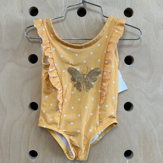 Yellow Butterfly Swimsuit