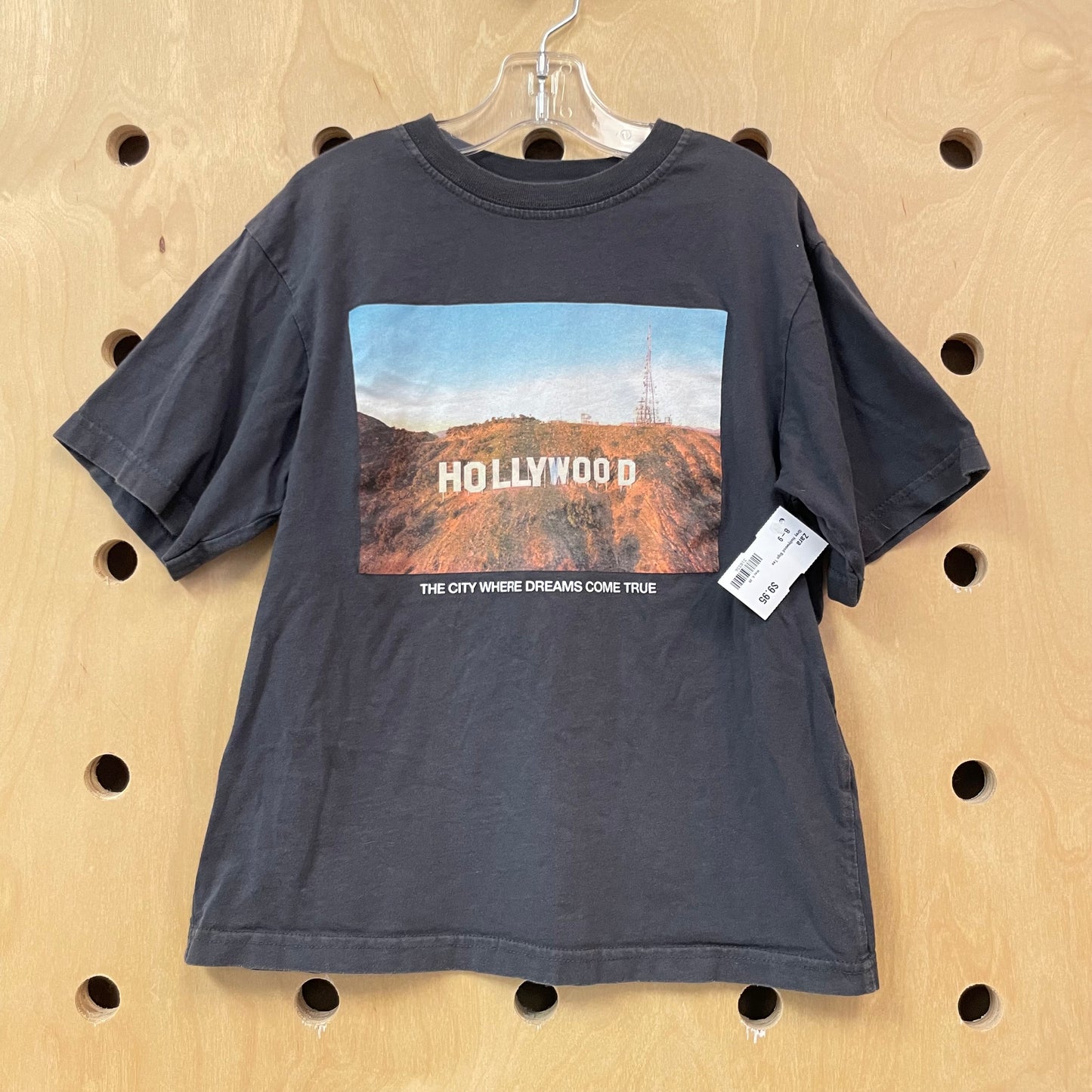 Grey Hollywood Sign Tee