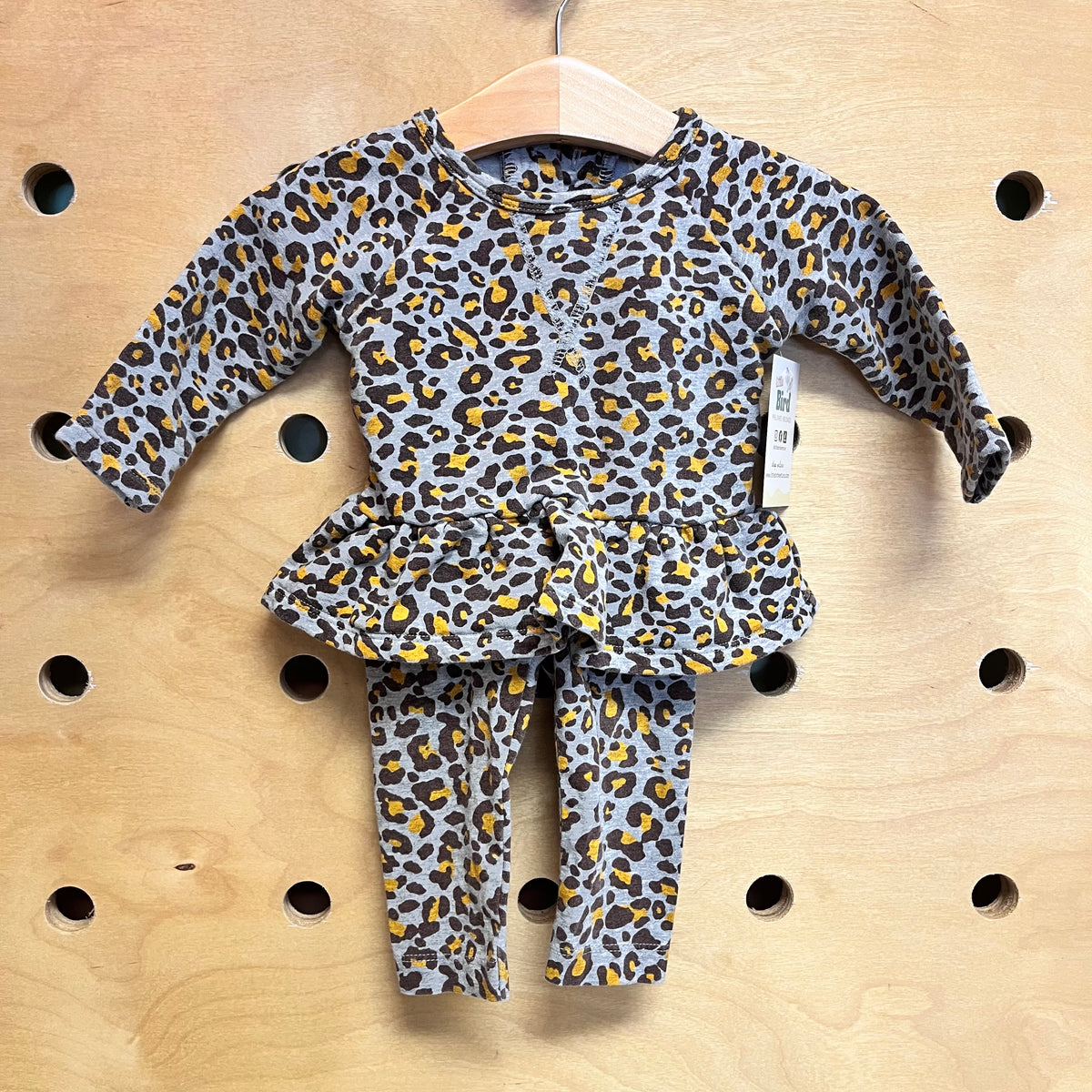 Grey Animal Print Outfit