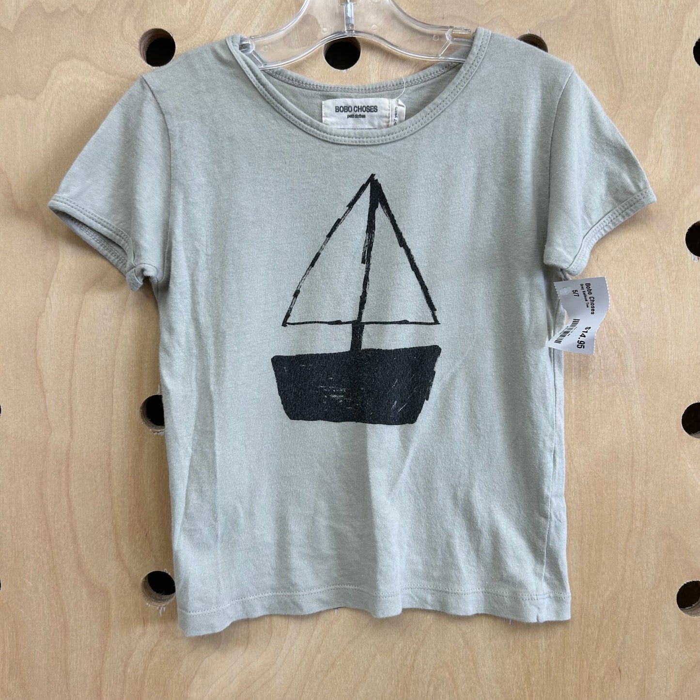 Grey Sailboat Tee