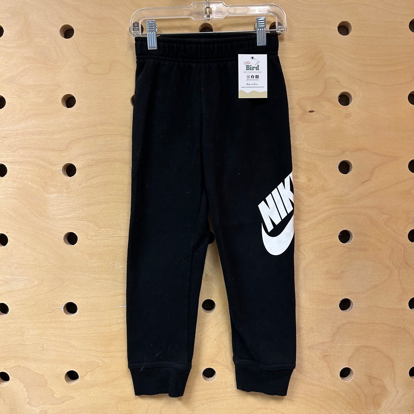Black Logo Joggers