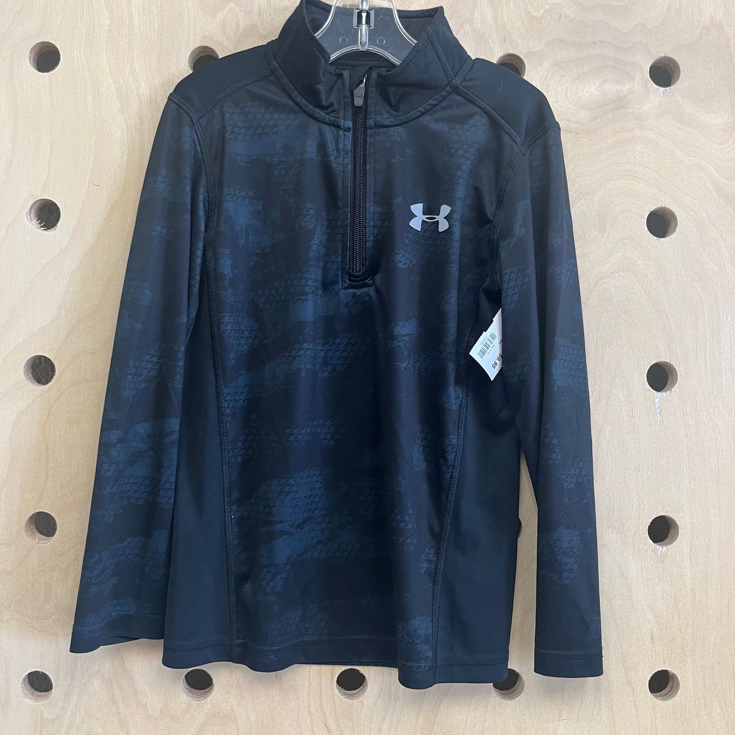 Black Active 3/4 Zip Pullover