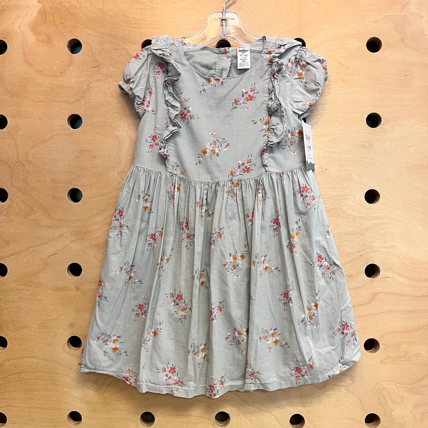 Mint/Pink Floral Dress