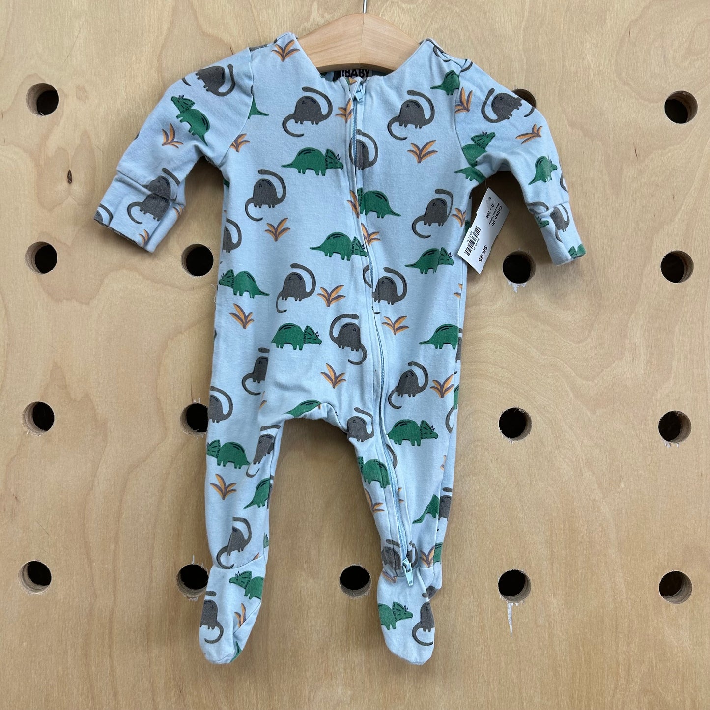 Blue Dino Footies