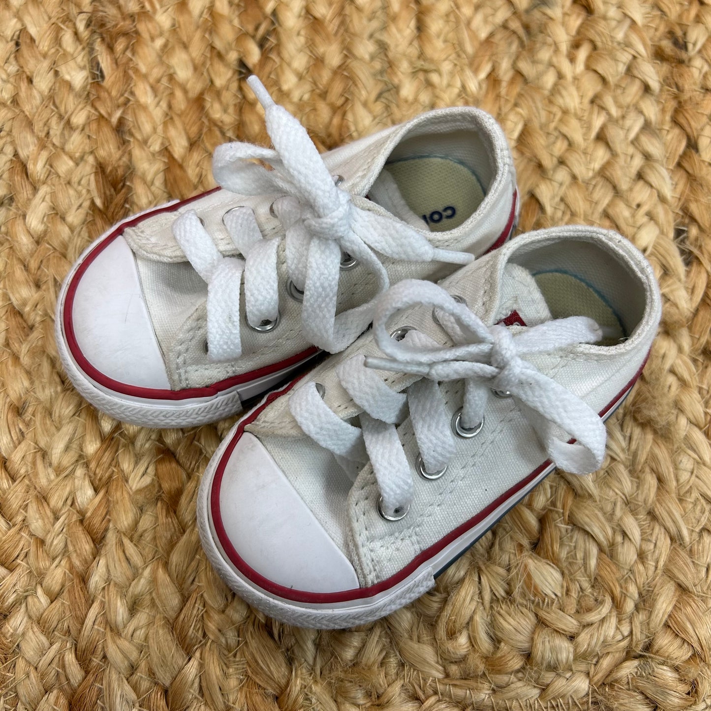 White Low Top Chucks