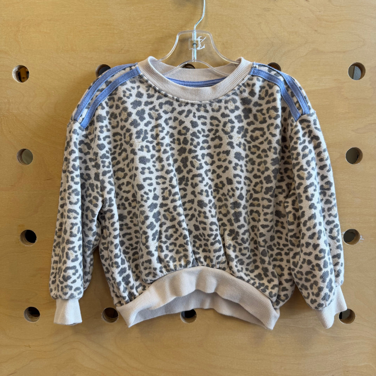 Loeopard Print Slouchy Pullover