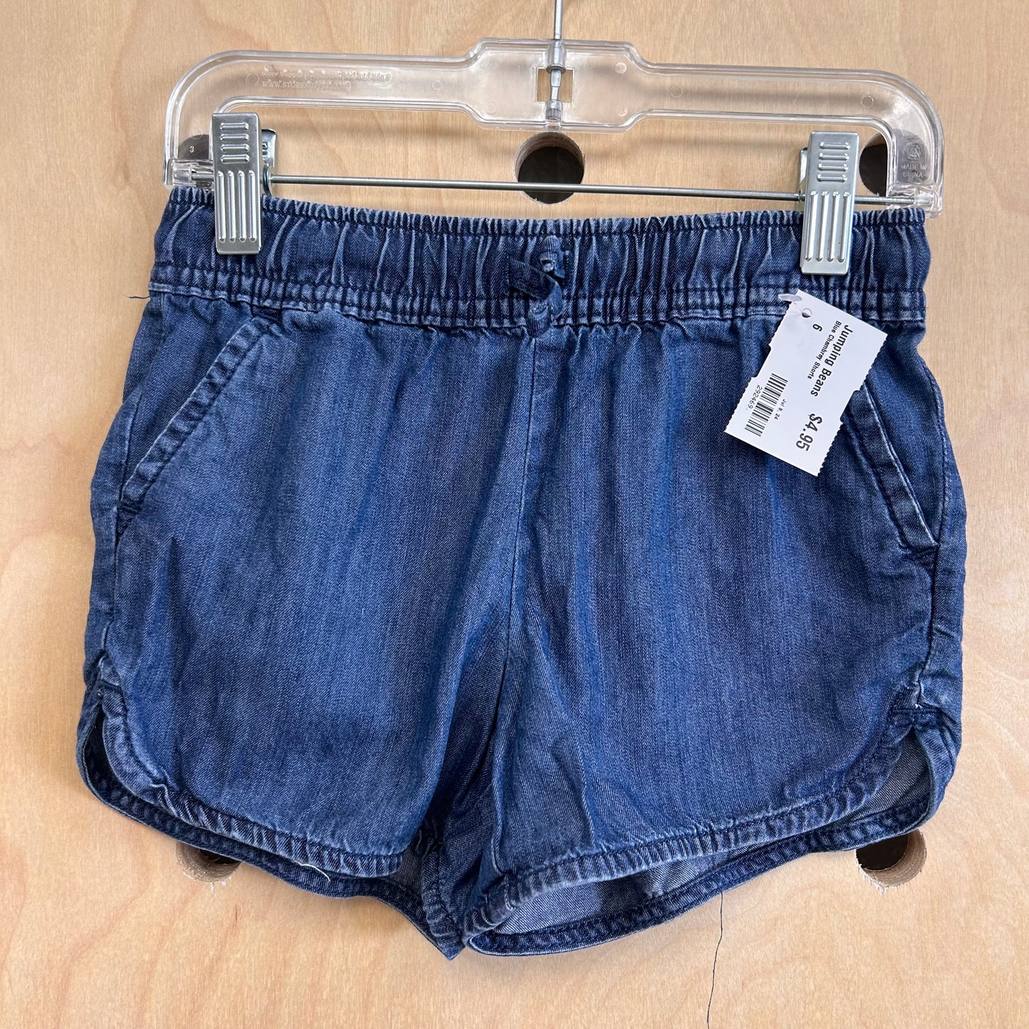 Blue Chambray Shorts