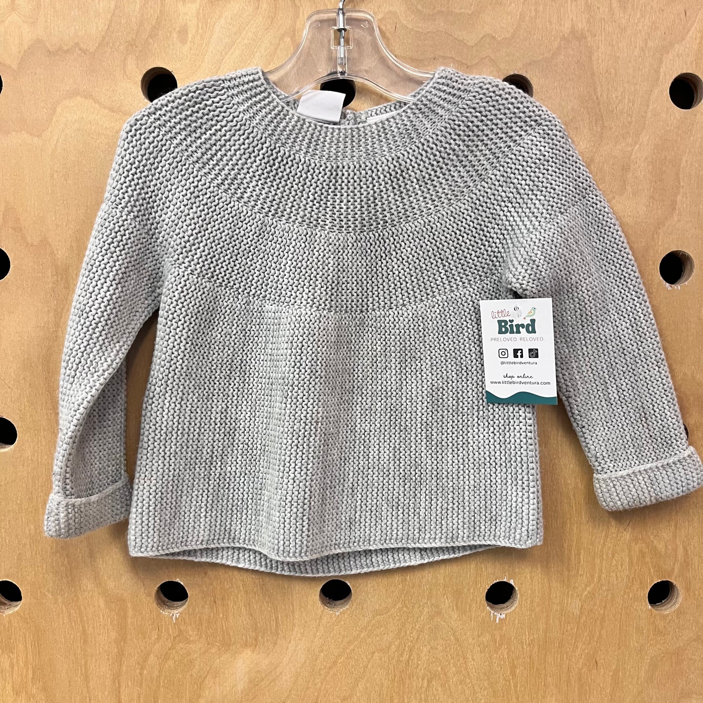 Blue Grey Sweater