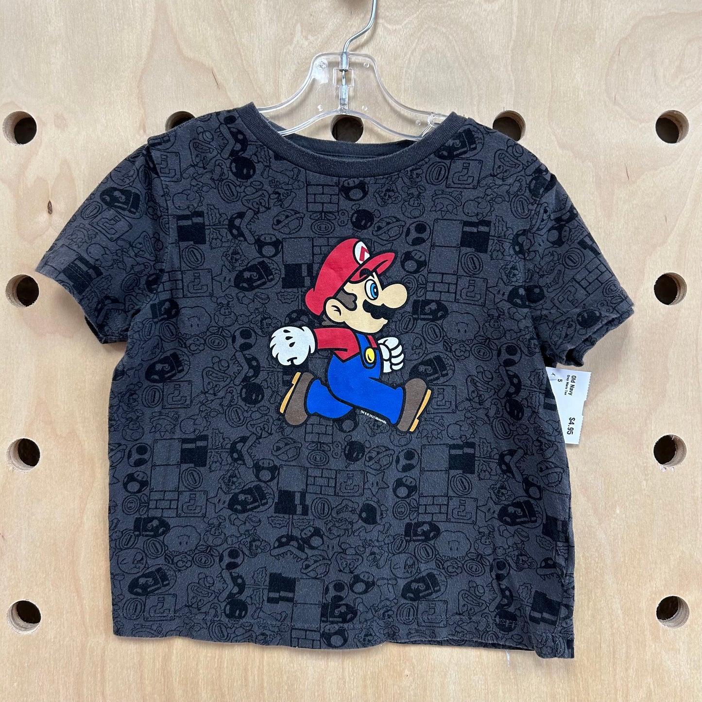 Grey Mario Tee
