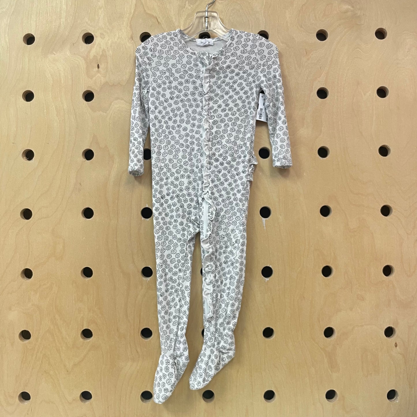 B+W Floral Bamboo Footies