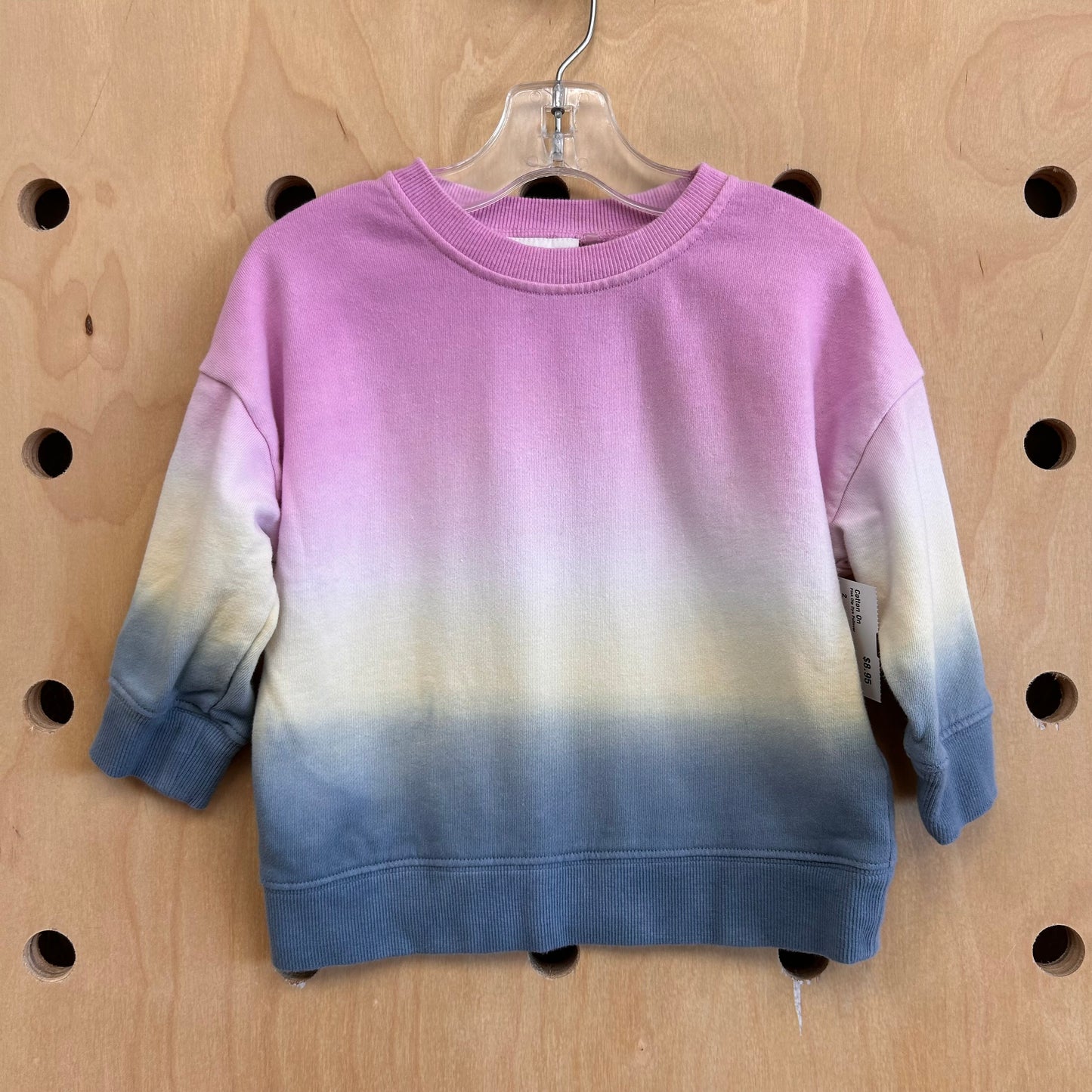 Pink Dip Dye Pullover