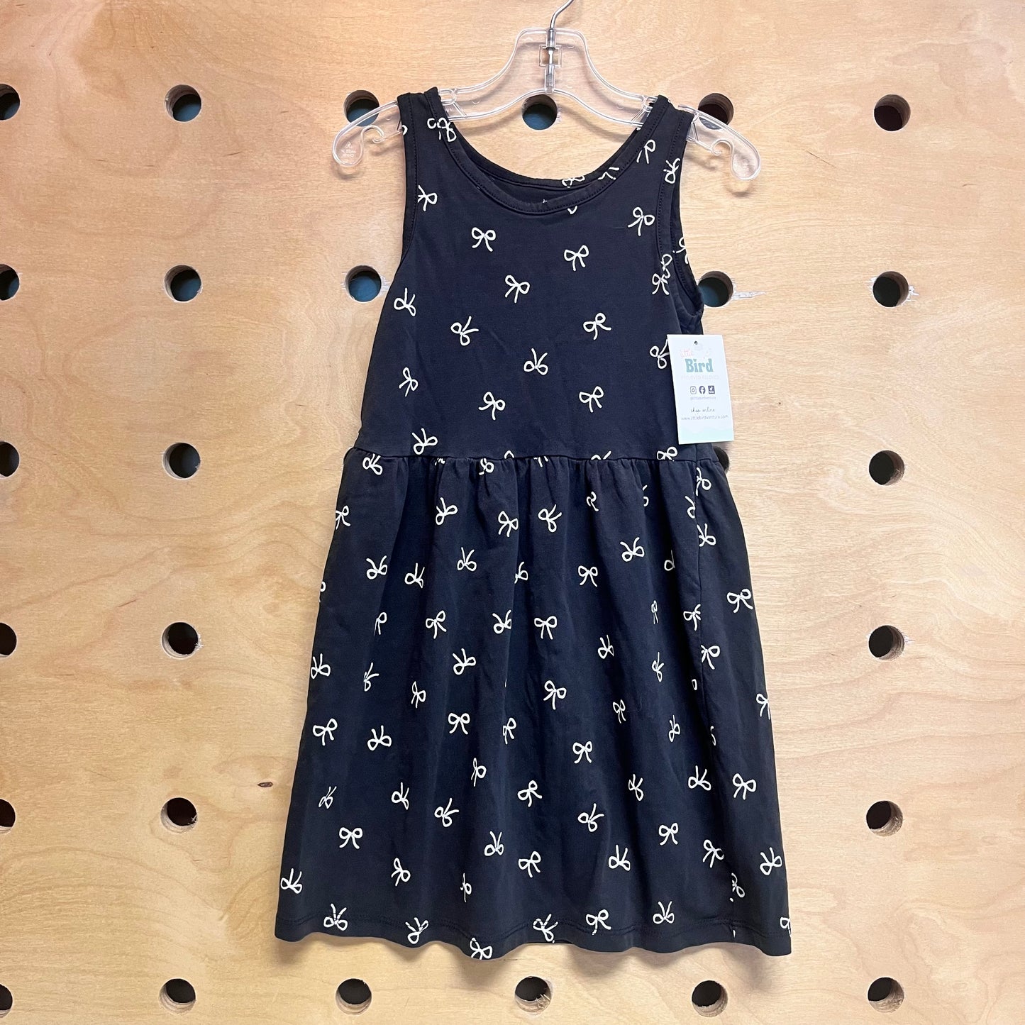 Grey/White Bows Dress
