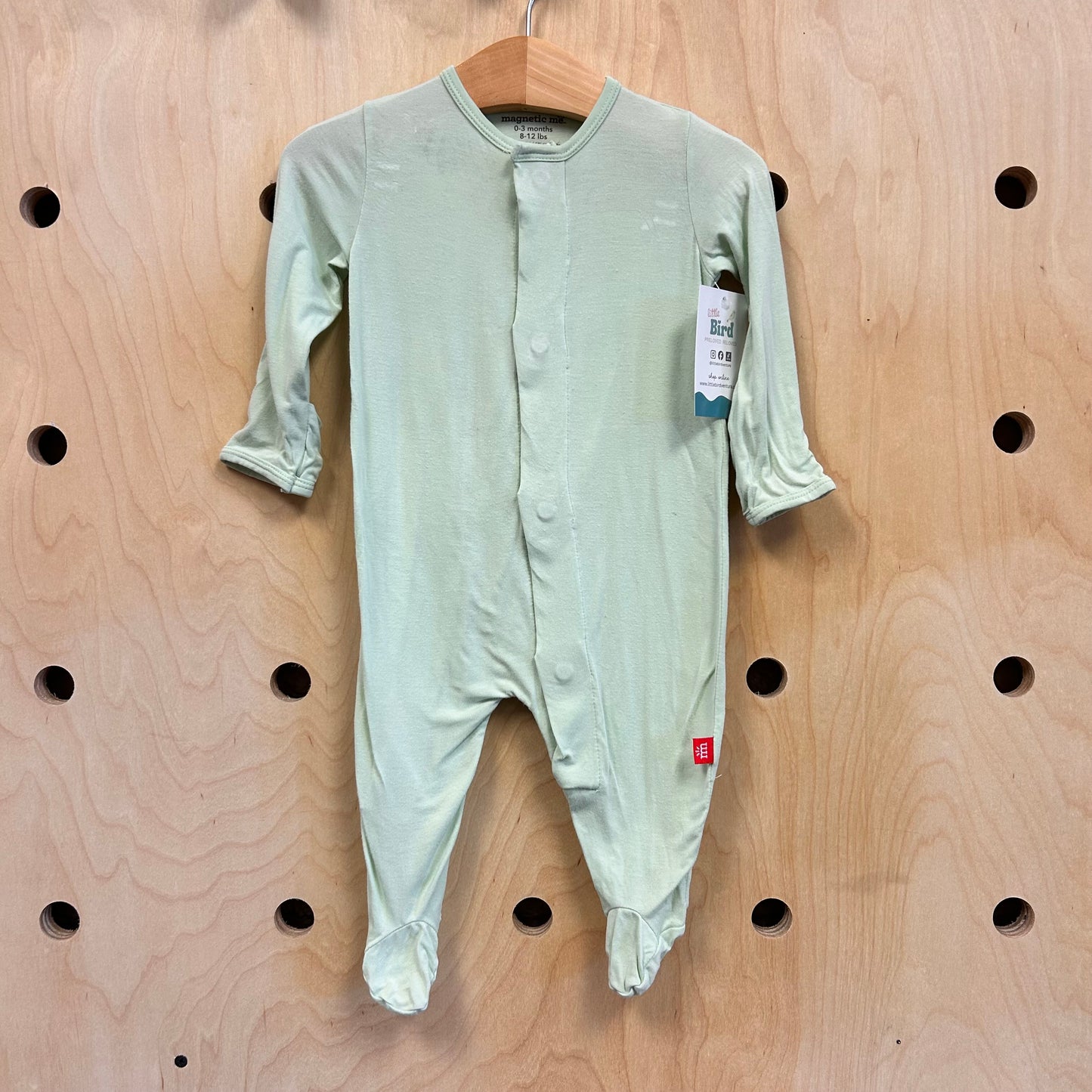 Lime Green Magnetic Modal Footies