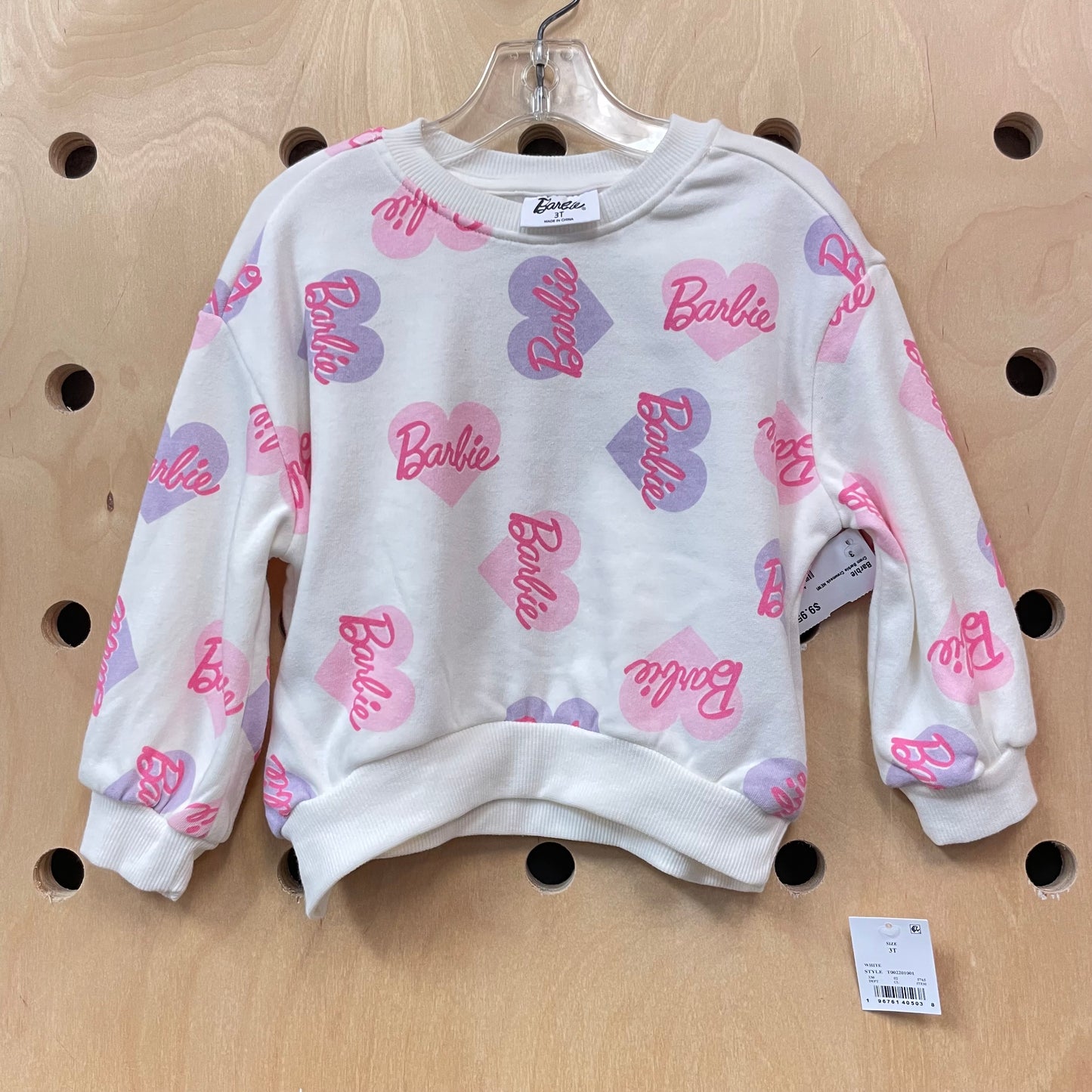 Cream Barbie Crewneck NEW!