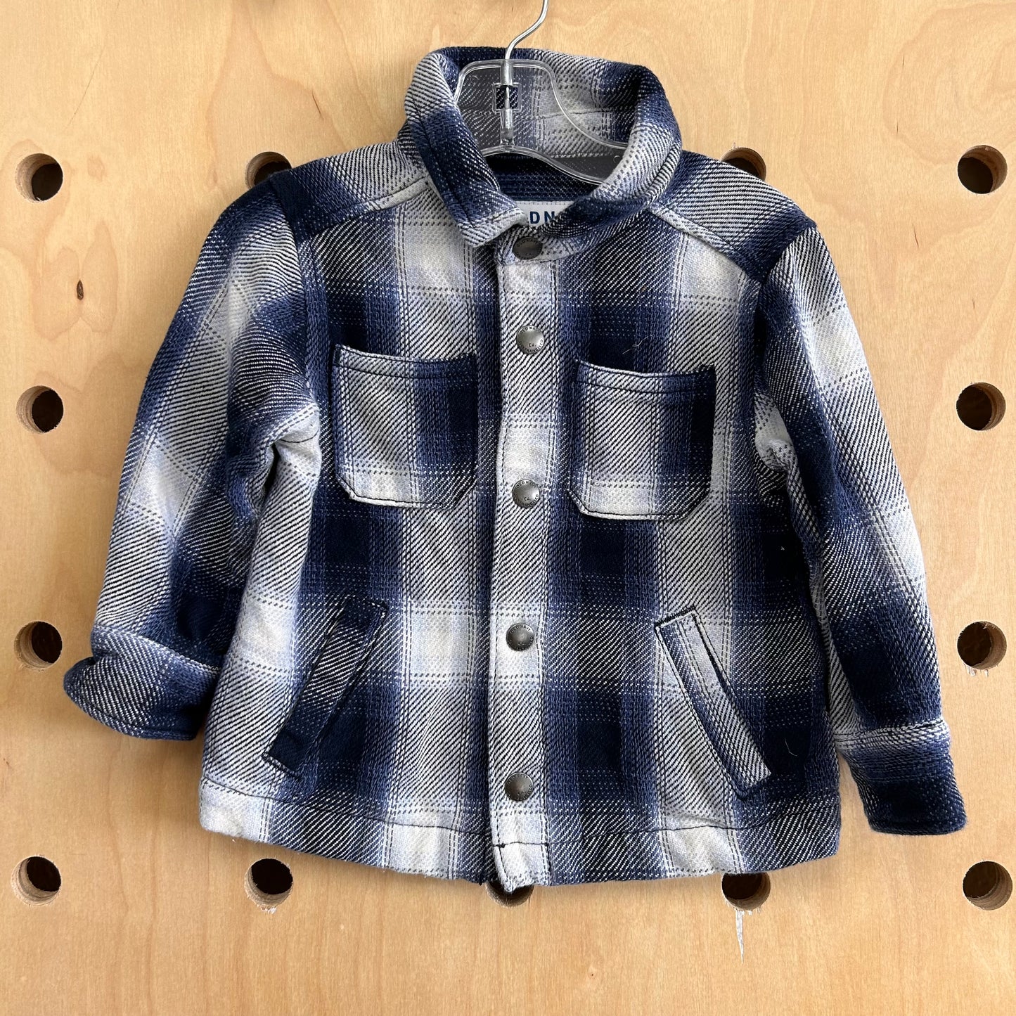 Blue Plaid Shacket