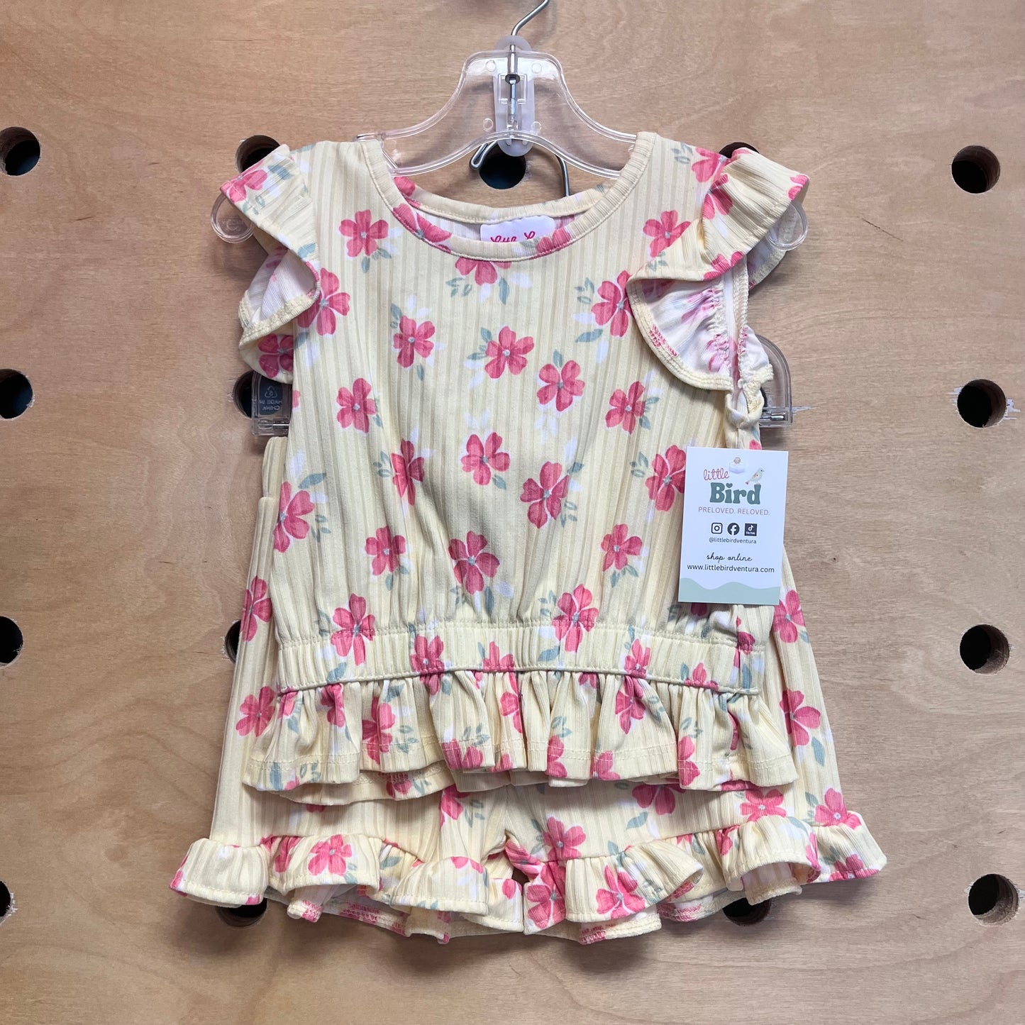 Yellow/Pink Floral Outfit
