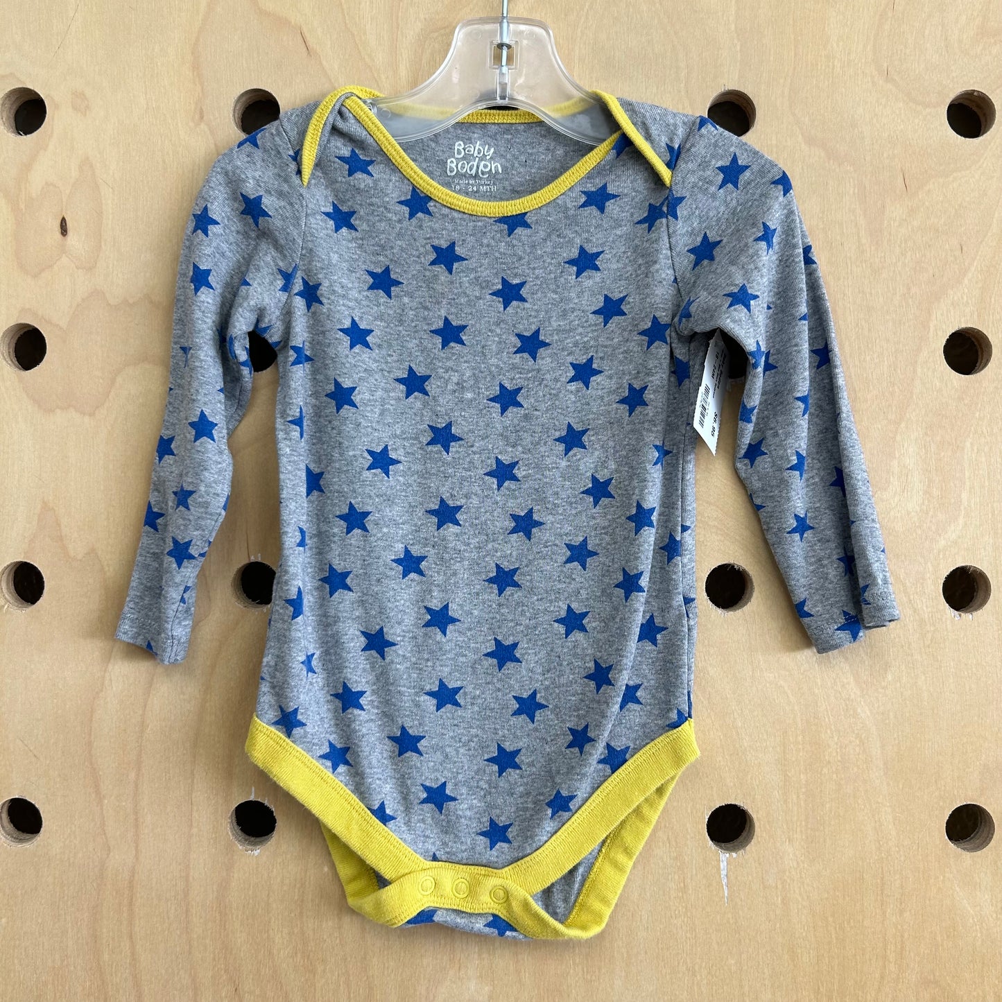 Grey + Blue Stars Bodysuit