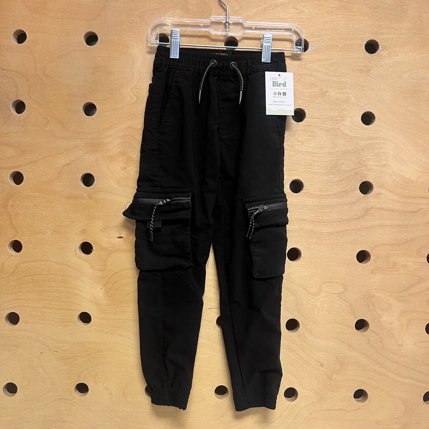 Black Pocket Joggers