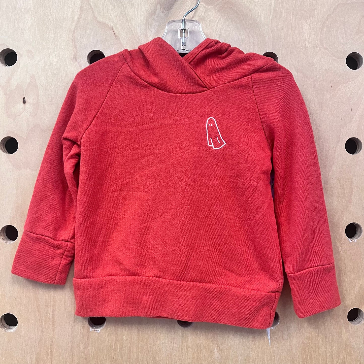 Orange Ghost Hoodie Pullover