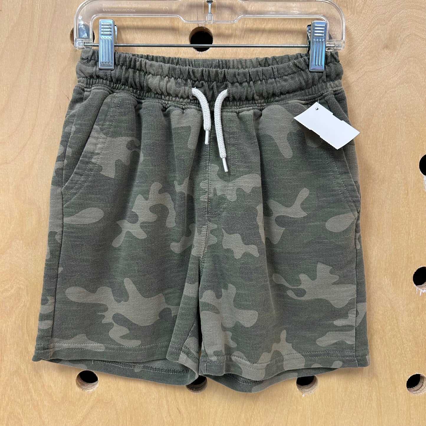 Drawstring Camo Shorts