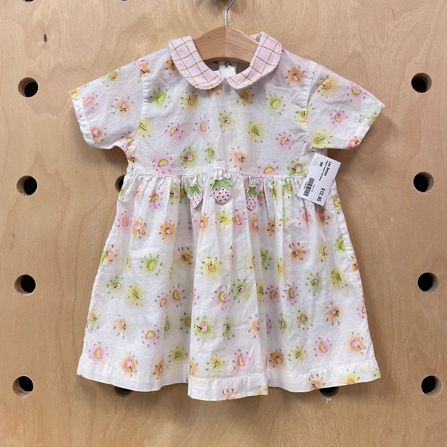 Pastel French Fruit Dress
